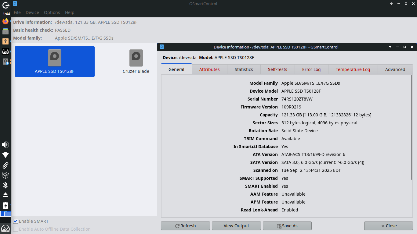 GSmartControl General Info