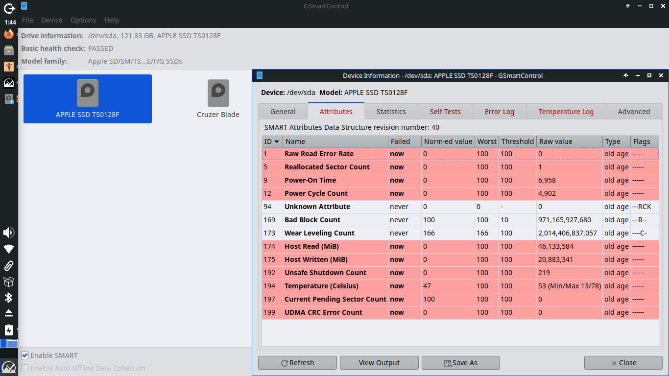 GSmartControl Details